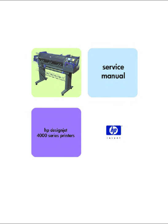 HP Designjet 4000 Service Manual-1